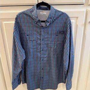 Columbia Men's Super Tamiami PFG Long-Sleeve Button-Up Shirt